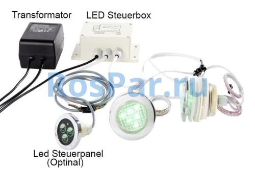 Хромотерапия «SteamLux» Chrome для бани сауны хамама