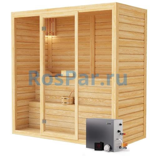 Паровая сауна трехместная «COMFORT» с парогенератором «SteamLux»