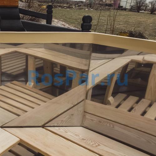 Банный чан 8 гр. «Сибирский знахарь» 1900 мм высота 1250 мм, глубина чаши 850 мм