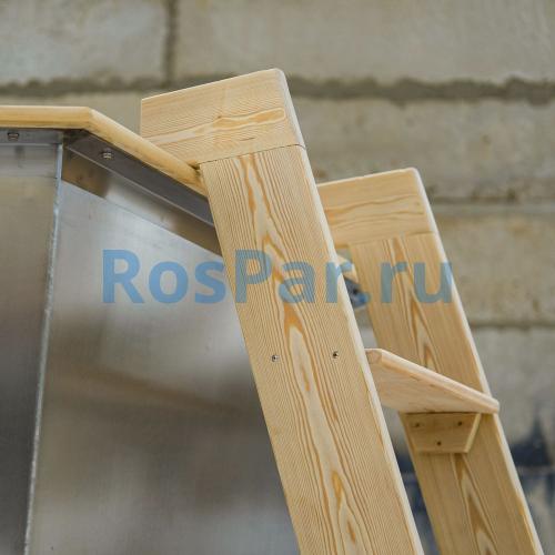 Банный чан «PREMIUM NEO STEEL» на подставке с газовой горелкой 1750 мм