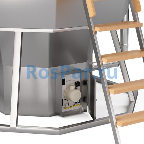 Банный чан «PREMIUM NEO STEEL» на подставке с газовой горелкой 2150 мм