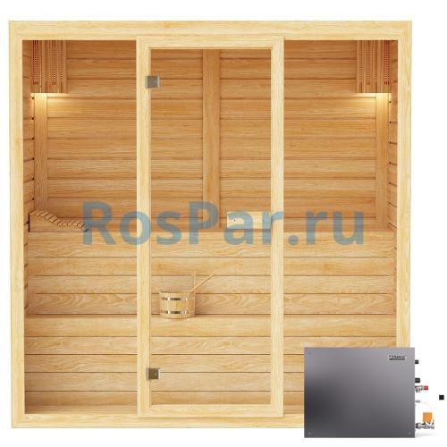 Паровая сауна трехместная «COMFORT» с парогенератором «SteamLux»