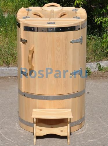 Кедровая бочка овальная «Профессиональная» со скосом