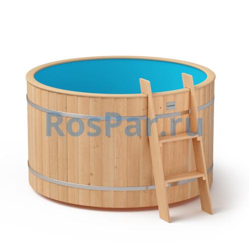 Круглая купель «ORIGINAL» с пластиковой вставкой диаметр 1450 мм высота 900 мм