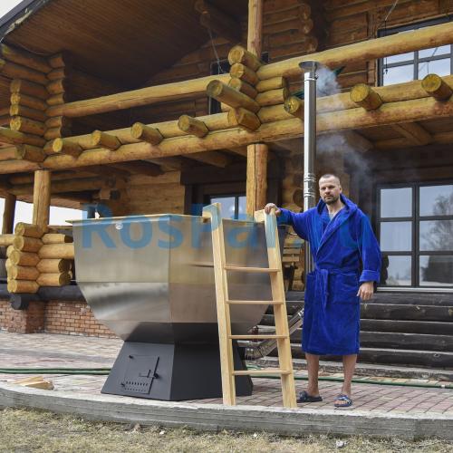 Банный чан «ORIGINAL SIBERIA» с печью 2150 мм