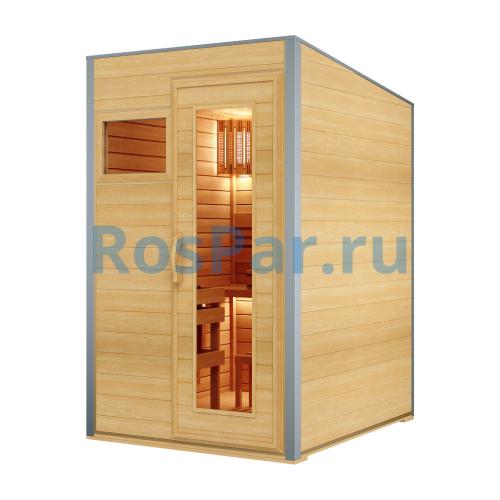 Уличная модульная двухместная сауна «COMFORT» с электрической печью