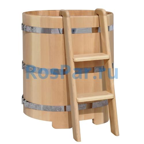 Овальная купель «PREMIUM» из кедра длина 1000 мм ширина 780 мм высота 1150 мм