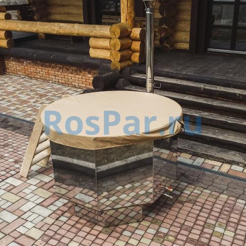 Банный чан 8 гр. «Сибирский знахарь» 1650 мм высота 1250 мм, глубина чаши 850 мм