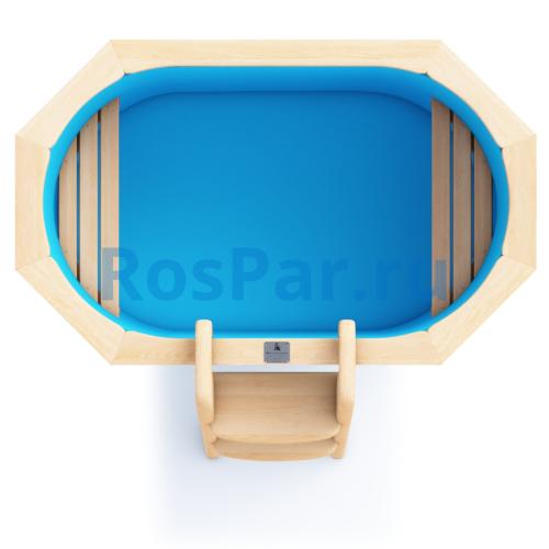 Овальная купель «COMFORT» из полипропилена длина 1400 мм ширина 780 мм высота 1000 мм