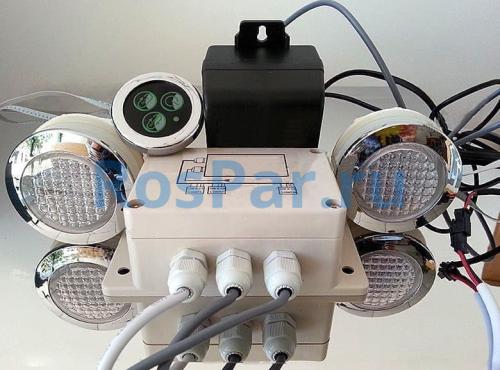 Хромотерапия «SteamLux» Chrome для бани сауны хамама