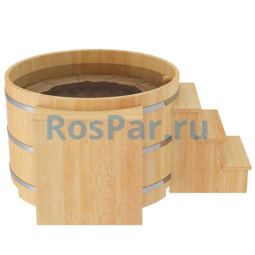 Фурако круглая «PREMIUM» из кедра с электроподогревом 1800 мм