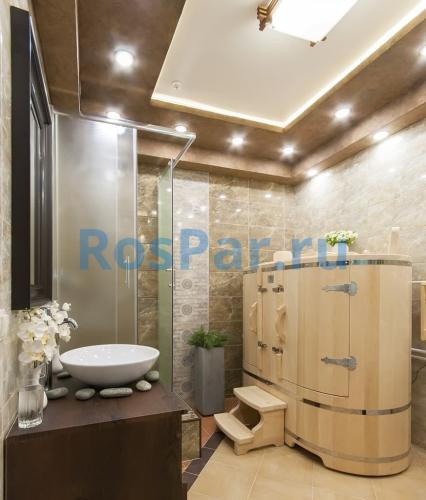 Арома-сауна квадратная «Профессиональная» из кедра