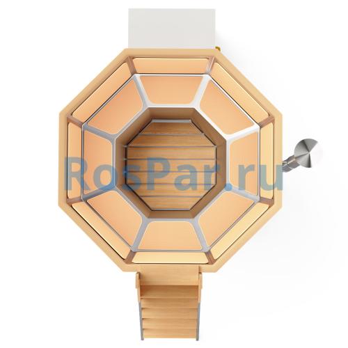 Банный чан «PREMIUM NEO STEEL» на подставке с газовой горелкой 1750 мм