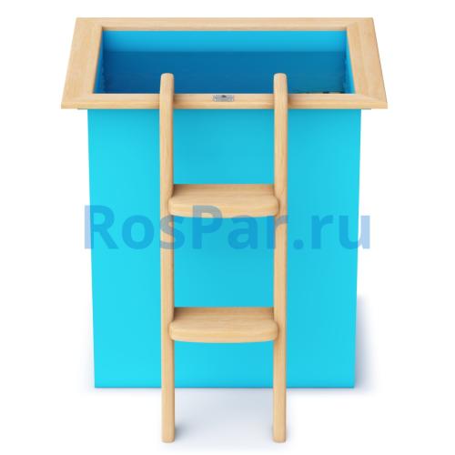 Прямоугольная купель «COMFORT» из полипропилена длина 1000 мм ширина 780 мм высота 1000 мм