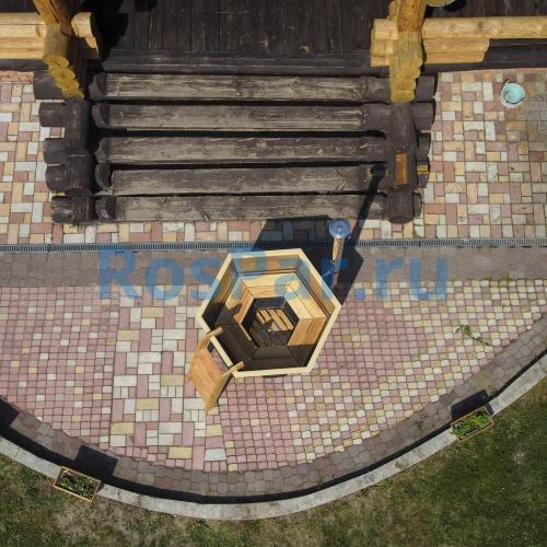 Банный чан «ORIGINAL SIBERIA» с печью 1650 мм