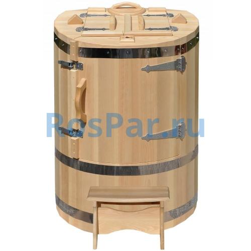 Кедровая бочка круглая «Профессиональная Премиум» со скосом