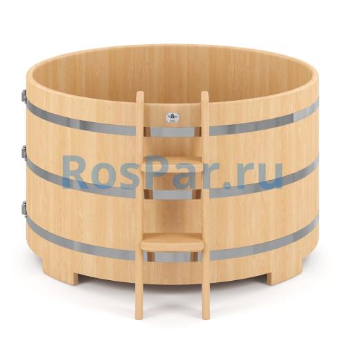 Круглая купель «PREMIUM» из кедра диаметр 1700 мм высота 1150 мм
