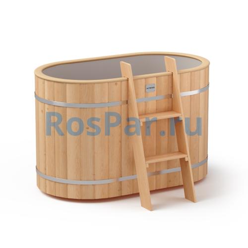 Овальная купель «ORIGINAL» с пластиковой вставкой длина 1400 мм ширина 780 мм высота 900 мм