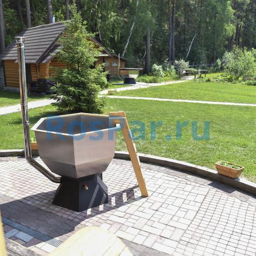 Банный чан «ORIGINAL SIBERIA» с печью 1650 мм