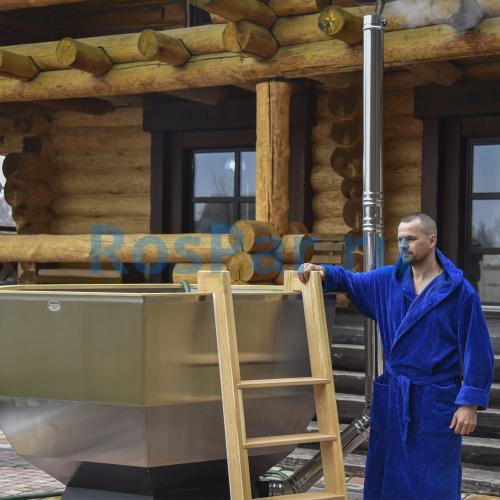 Банный чан «ORIGINAL SIBERIA» с печью 2150 мм