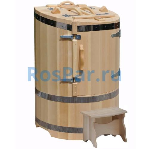 Кедровая бочка круглая «Профессиональная Премиум» со скосом
