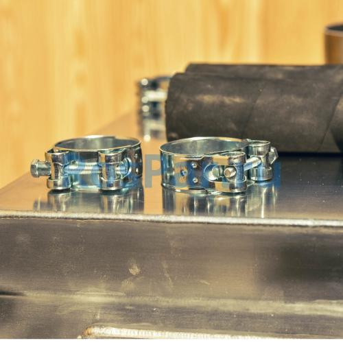 Фурако круглая «PREMIUM» из лиственницы с термопластиковой вставкой с внешней печью 1700 мм