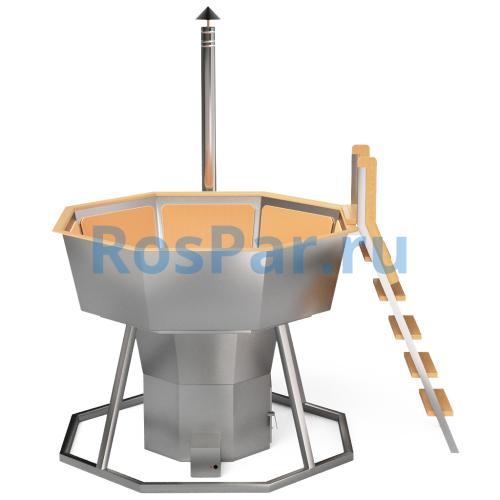 Банный чан «PREMIUM NEO STEEL» на подставке с печью 1750 мм