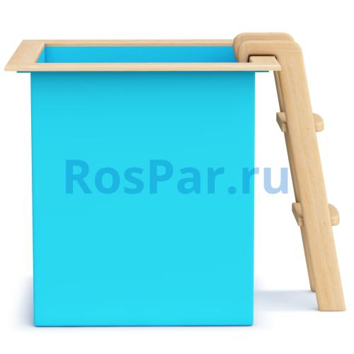 Квадратная купель «COMFORT» из полипропилена длина 1000 мм ширина 1000 мм высота 1000 мм