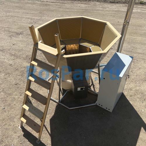 Банный чан «PREMIUM NEO STEEL» на подставке с газовой горелкой 2150 мм