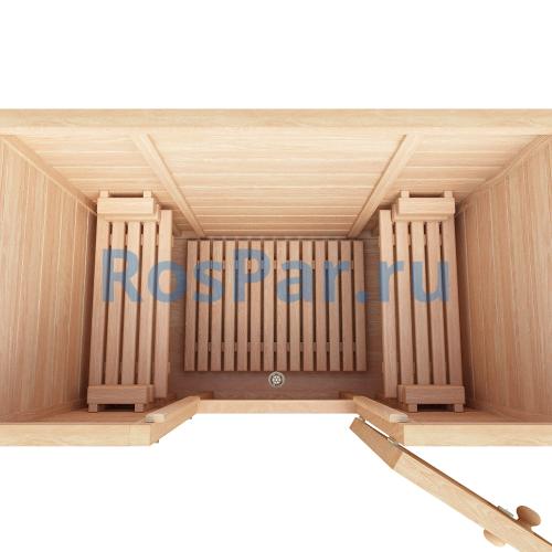 Мини-сауна двухместная «Sauna by Siberia Premium» с парогенератором «SteamLux»