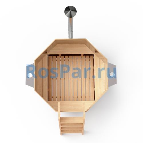 Банный чан 8 гр. «Сибирский знахарь» 1650 мм высота 1250 мм, глубина чаши 850 мм