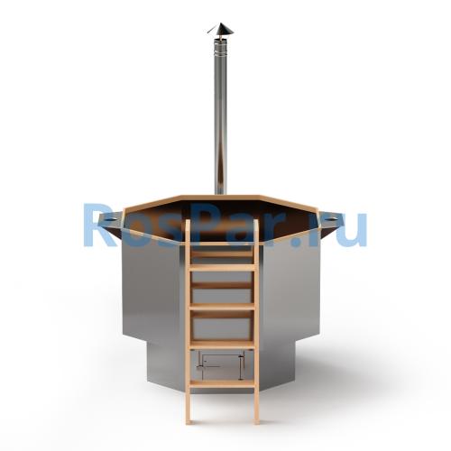 Банный чан 8 гр. «Сибирский знахарь» 1650 мм высота 1250 мм, глубина чаши 850 мм