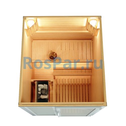 Уличная модульная двухместная сауна «PREMIUM» с электрической печью