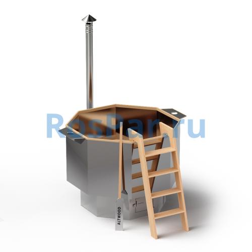 Банный чан 8 гр. «Сибирский знахарь» 1900 мм высота 1250 мм, глубина чаши 850 мм