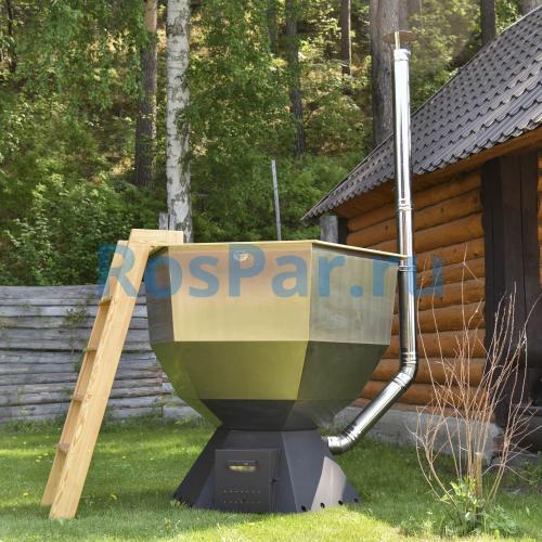 Банный чан «ORIGINAL SIBERIA» с печью 1650 мм