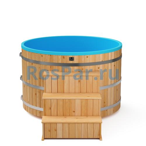 Фурако круглая «COMFORT» из лиственницы с термопластиковой вставкой с электроподогревом 1700 мм