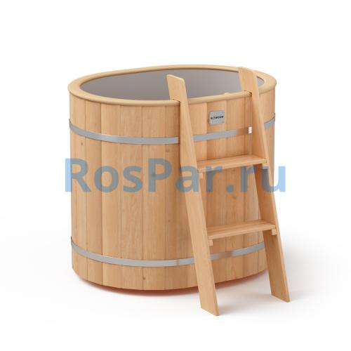 Овальная купель «ORIGINAL» с пластиковой вставкой длина 1000 мм ширина 780 мм высота 900 мм