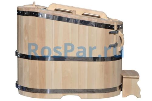 Кедровая бочка полулежачая «Классическая»