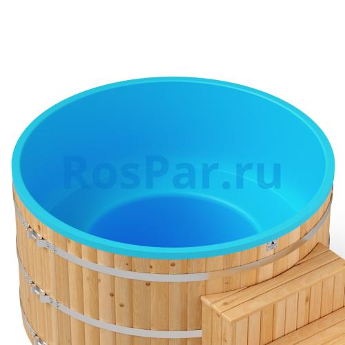 Фурако круглая «COMFORT» из лиственницы с термопластиковой вставкой с электроподогревом 2000 мм
