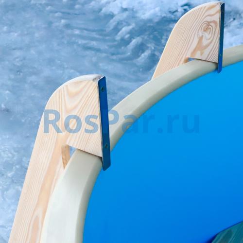 Круглая купель «ORIGINAL» с пластиковой вставкой диаметр 1000 мм высота 900 мм