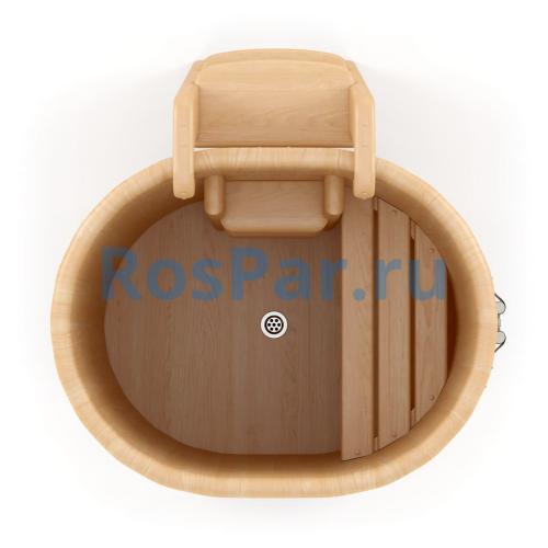 Овальная купель «PREMIUM» из кедра длина 1000 мм ширина 780 мм высота 1150 мм