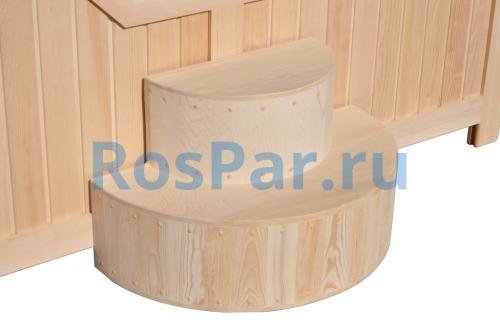 Японская баня Офуро опилочная и галечная