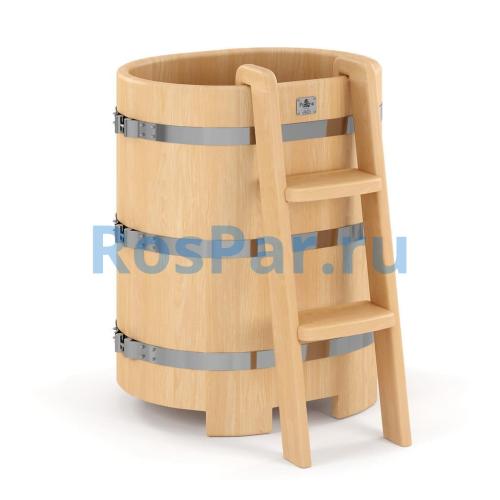 Овальная купель «PREMIUM» из кедра длина 1000 мм ширина 780 мм высота 1150 мм