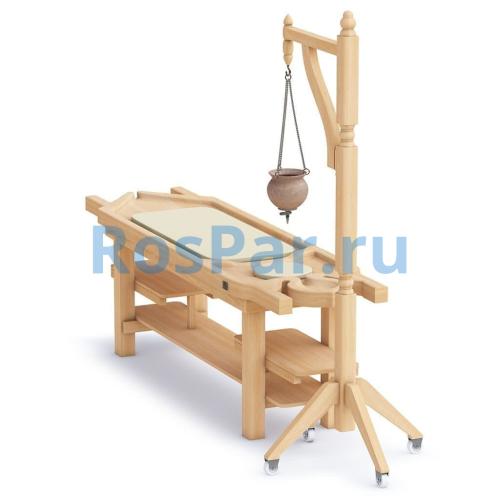 Аюрведический массажный стол Дхара Пати из кедра