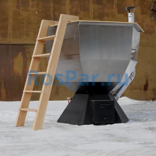 Банный чан «ORIGINAL SIBERIA» с печью 2150 мм