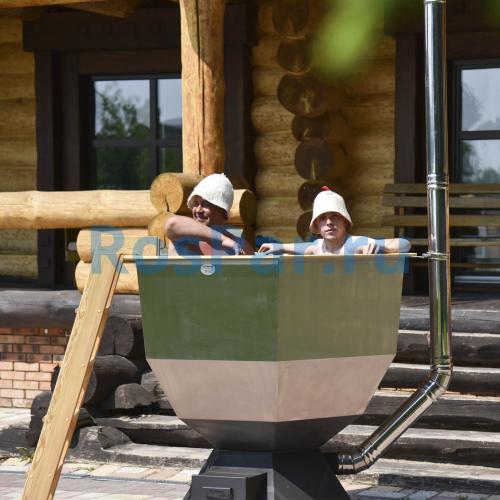 Банный чан «ORIGINAL SIBERIA» с печью 1650 мм