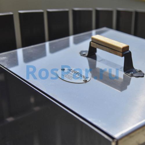 Фурако круглая «COMFORT» из лиственницы с пластиковой вставкой со встроенной печью 2000 мм