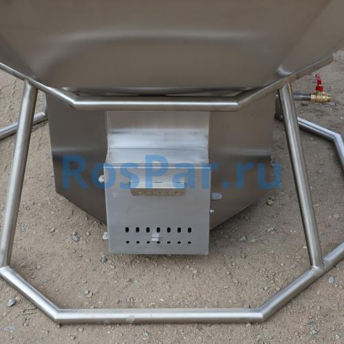 Банный чан «PREMIUM NEO STEEL» на подставке со встроенной печью 2150 мм