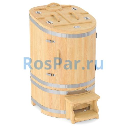 Кедровая бочка овальная «Профессиональная» со скосом