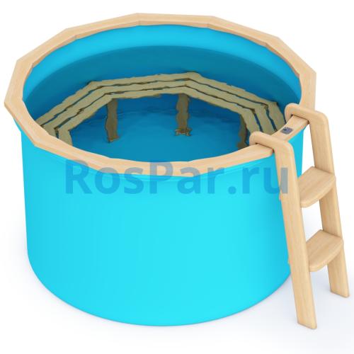 Круглая купель «COMFORT» из полипропилена диаметр 2000 мм высота 1000 мм